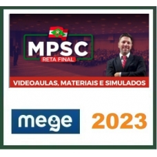 MP SC - Promotor de Justiça de Santa Catarina - PÓS EDITAL (MEGE 2023)